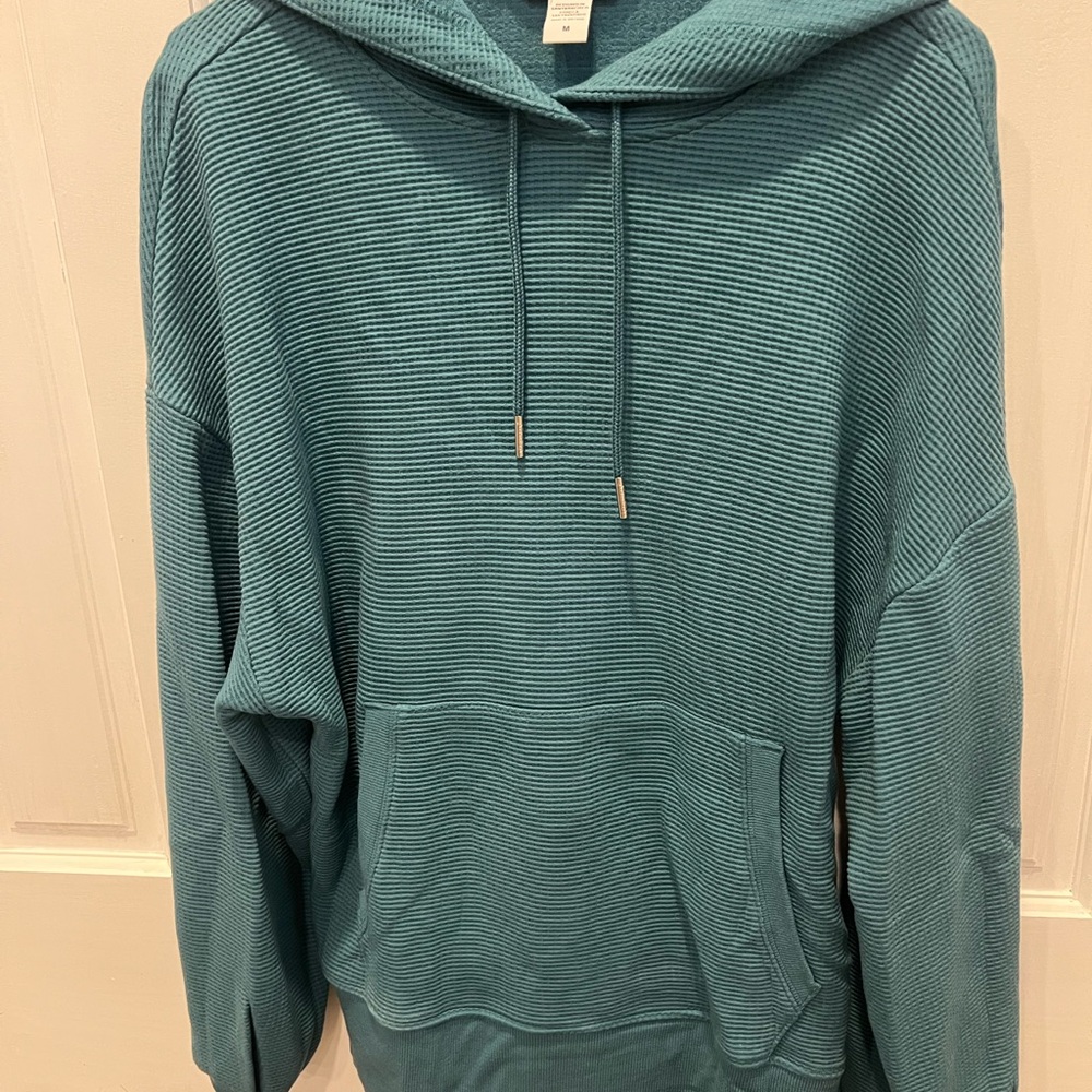 Athleta Women’s Teal Waffle Sweater
